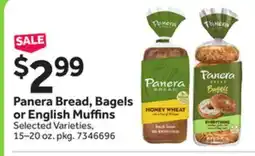 Stop&Shop Panera Bread, Bagels or English Muffins offer