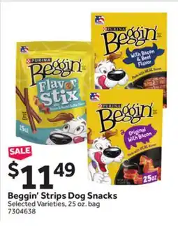 Stop&Shop Beggin' Strips Dog Snacks offer