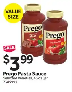 Stop&Shop Prego Pasta Sauce offer