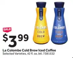Stop&Shop La Colombe Cold Brew Iced Coffee offer