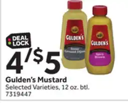 Stop&Shop Gulden's Mustard offer
