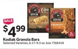 Stop&Shop Kodiak Granola Bars offer