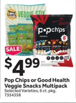 Stop&Shop Pop Chips or Good Health Veggie Snacks Multipack offer