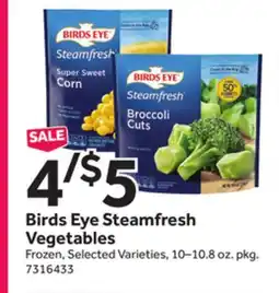 Stop&Shop Birds Eye Steamfresh Vegetables offer