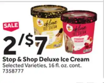 Stop&Shop Stop & Shop Deluxe Ice Cream offer