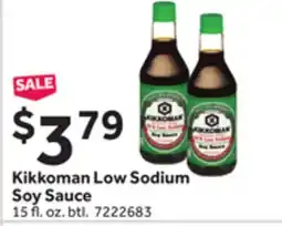 Stop&Shop Kikkoman Low Sodium Soy Sauce offer