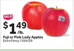 Stop&Shop Fuji or Pink Lady Apples offer
