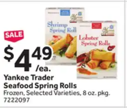 Stop&Shop Yankee Trader Seafood Spring Rolls offer