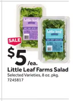 Stop&Shop Little Leaf Farms Salad offer