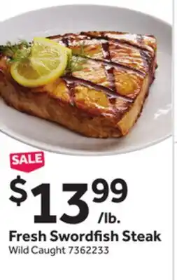 Stop&Shop Fresh Swordfish Steak offer