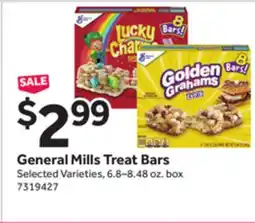 Stop&Shop General Mills Treat Bars offer