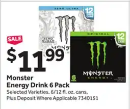 Stop&Shop Monster Energy Drink offer