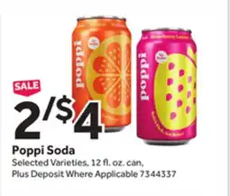 Stop&Shop Poppi Soda offer