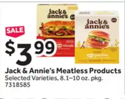 Stop&Shop Jack & Annie's Meatless Products offer