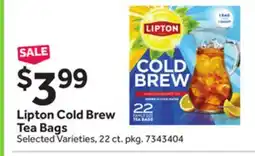 Stop&Shop Lipton Cold Brew Tea Bags offer