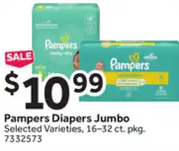Stop&Shop Pampers Diapers Jumbo offer