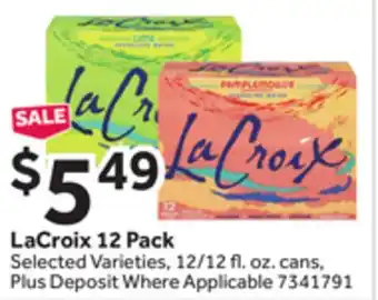 Stop&Shop LaCroix 12 Pack offer