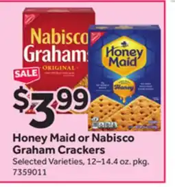 Stop&Shop Honey Maid or Nabisco Graham Crackers offer