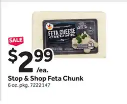 Stop&Shop Stop & Shop Feta Chunk offer