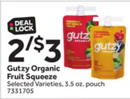 Stop&Shop Gutzy Organic Fruit Squeeze offer