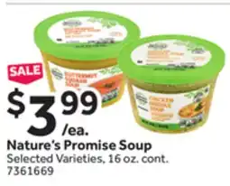 Stop&Shop Nature's Promise Soup offer