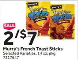 Stop&Shop Murry's French Toast Sticks offer