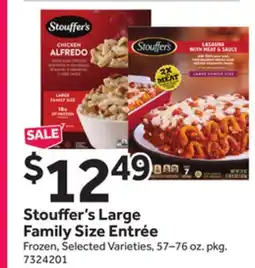 Stop&Shop Stouffer's Large Family Size Entrée offer