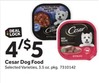 Stop&Shop Cesar Dog Food offer