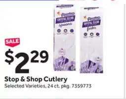 Stop&Shop Stop & Shop Cutlery offer