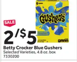 Stop&Shop Betty Crocker Blue Gushers offer