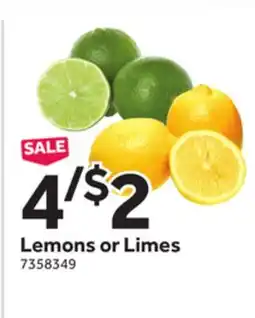Stop&Shop Lemons or Limes offer