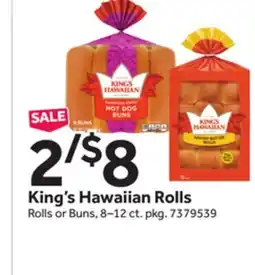 Stop&Shop King's Hawaiian Rolls offer