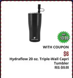 Big 5 Hydraflow 20 oz. Triple-Wall Capri Tumbler offer