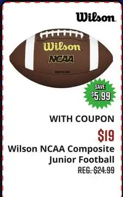 Big 5 Wilson NCAA Composite Junior Football offer
