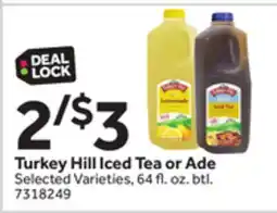Stop&Shop Turkey Hill Iced Tea or Ade offer