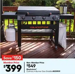 Lowe's Culinary 4-Burner Gas Griddle offer