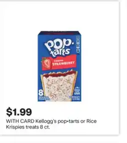 CVS Kellogg's pop•tarts or Rice Krispies treats offer