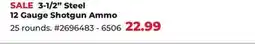 Runnings 3-1/2 Steel 12 Gauge Shotgun Ammo offer