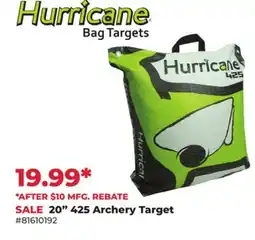 Runnings Hurricane 20 425 Archery Target offer