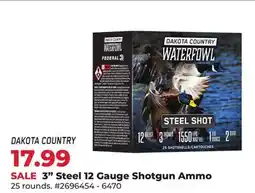 Runnings Dakota Country 3 Steel 12 Gauge Shotgun Ammo offer