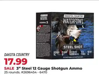 Runnings Dakota Country 3 Steel 12 Gauge Shotgun Ammo offer