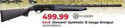 Runnings Weatherby Element Synthetic 12 Gauge Shotgun offer