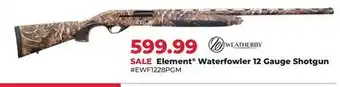 Runnings Weatherby Element Waterfowler 12 Gauge Shotgun offer
