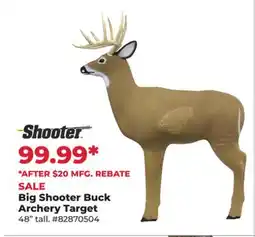 Runnings Big Shooter Buck Archery Target offer
