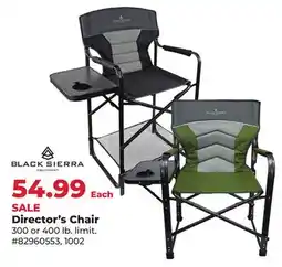 Runnings Director's Chair offer