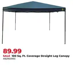 Runnings 100 Sq. Ft. Coverage Straight Leg Canopy offer
