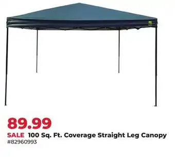 Runnings 100 Sq. Ft. Coverage Straight Leg Canopy offer