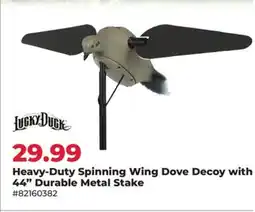 Runnings Heavy-Duty Spinning Wing Dove Decoy with 44 Durable Metal Stake offer