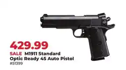 Runnings M1911 Standard Optic Ready 45 Auto Pistol offer