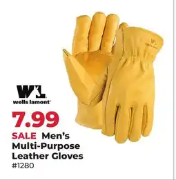 Runnings Men's Multi-Purpose Leather Gloves offer